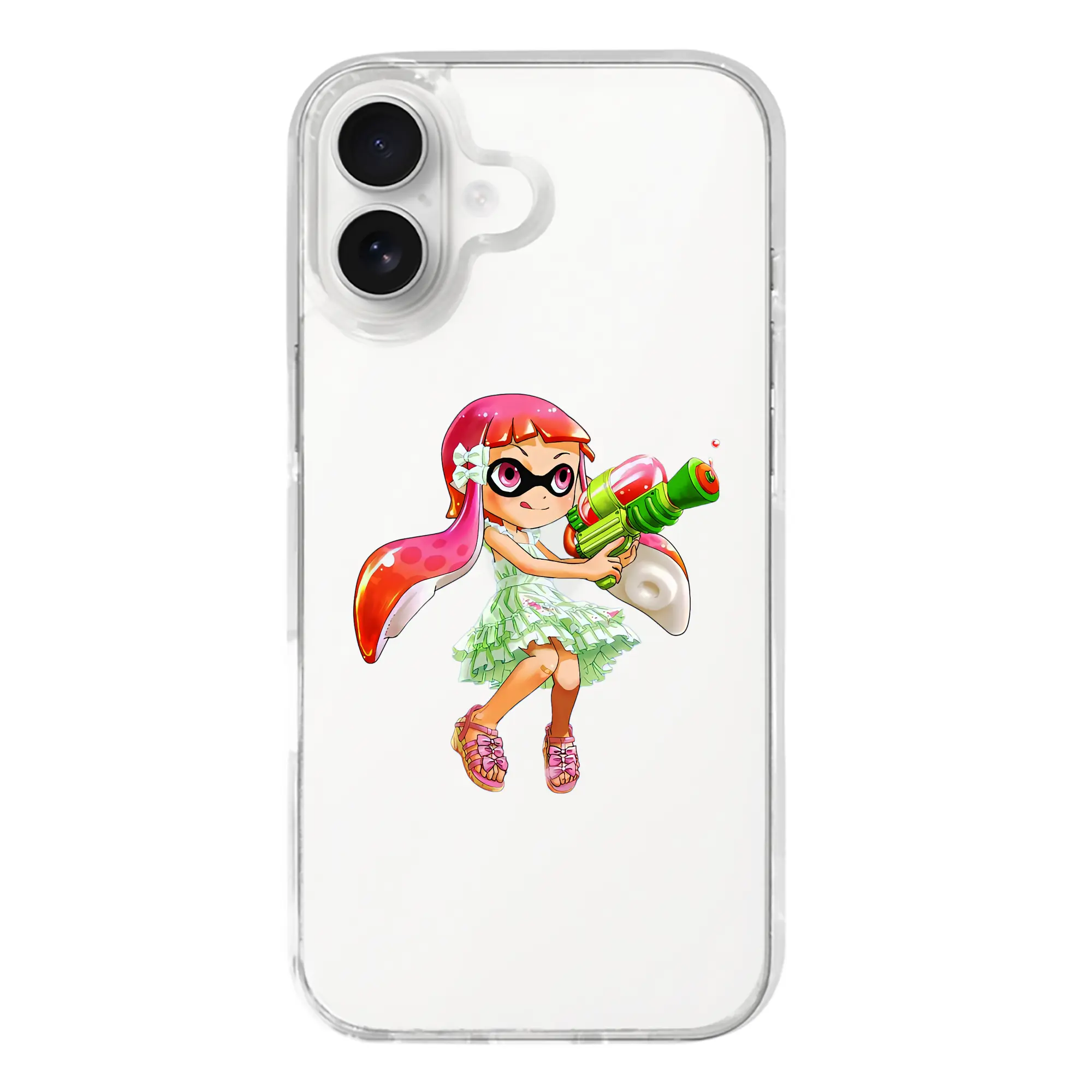 スプラトゥーン グッズ,インクリング - iPhone 17シリーズ 透明スマホケース – 薄型・耐衝撃・精密フィット保護カバー
